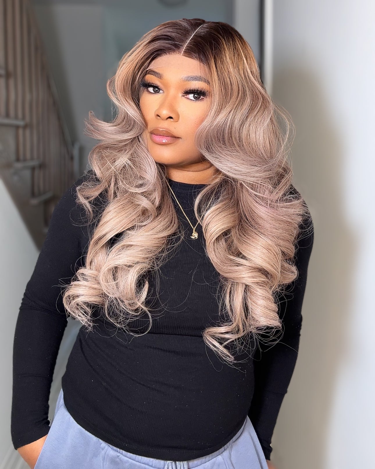 CHAMPAGNE BLEND RAW SE WAVY WIG