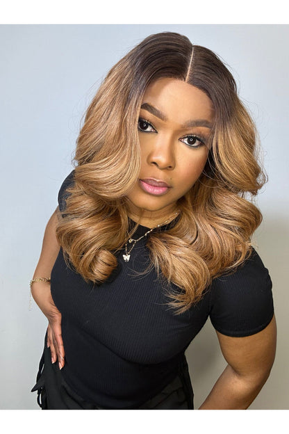 RAW SE WAVY LAYERED LACE WIG (CUSTOM COLOUR) - Fab Beauty Supplies