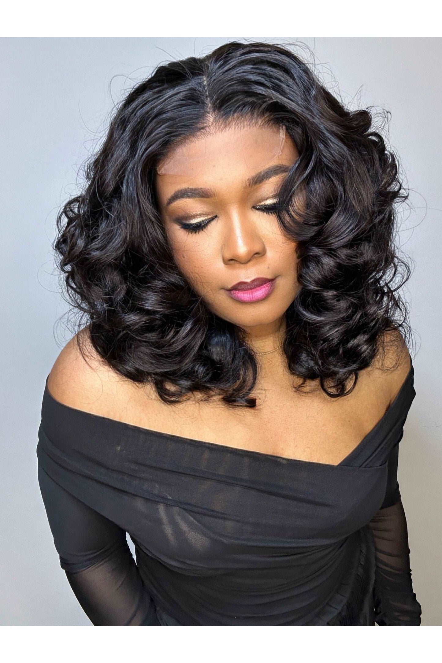 FAB BOUNCY WAVE HD LACE LUXURY WIG - Fab Beauty Supplies