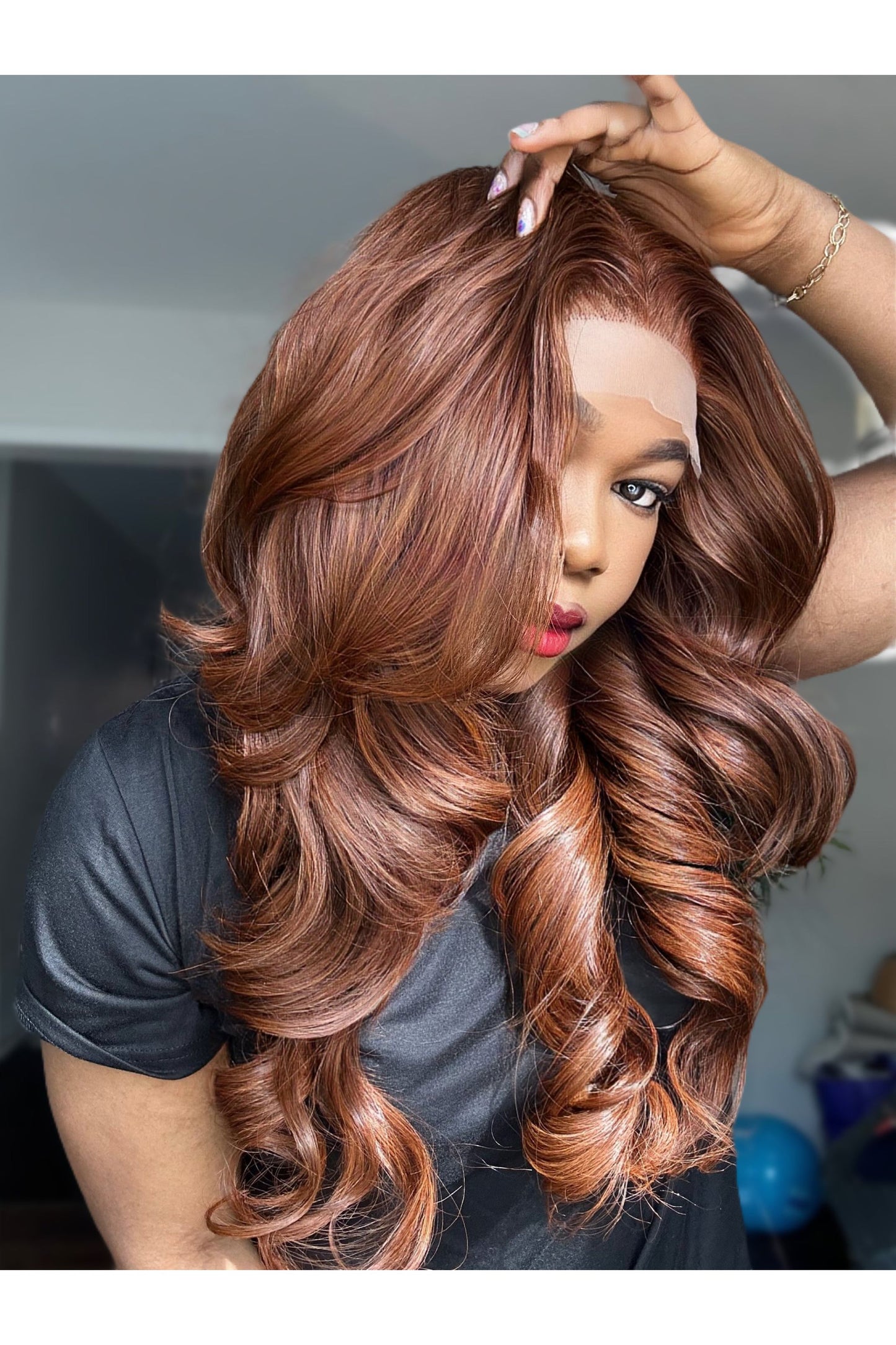 RAW BABY THIN WAVY LACE CLOSURE LUXURY WIG (CUSTOM COLOUR)