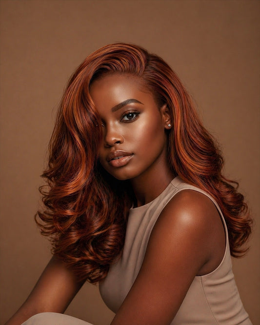 MAHOGANY LUXURY WAVY WIG - Fab Beauty Supplies