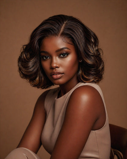 LAYERED CUSTOM COLOR BOUNCY BOB WIG - Fab Beauty Supplies