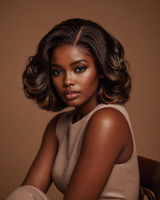 LAYERED CUSTOM COLOR BOUNCY BOB WIG - Fab Beauty Supplies