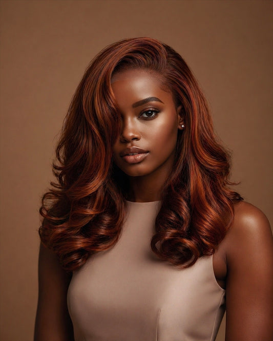 MAHOGANY LUXURY WAVY WIG - Fab Beauty Supplies