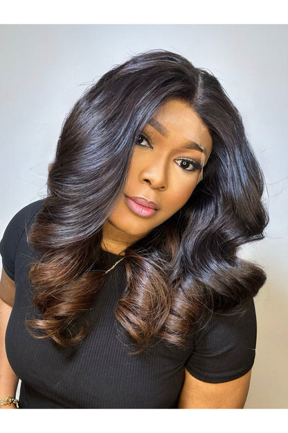 RAW INDONESIAN BRUNETTE WAVY LACE FRONTAL WIG - Fab Beauty Supplies