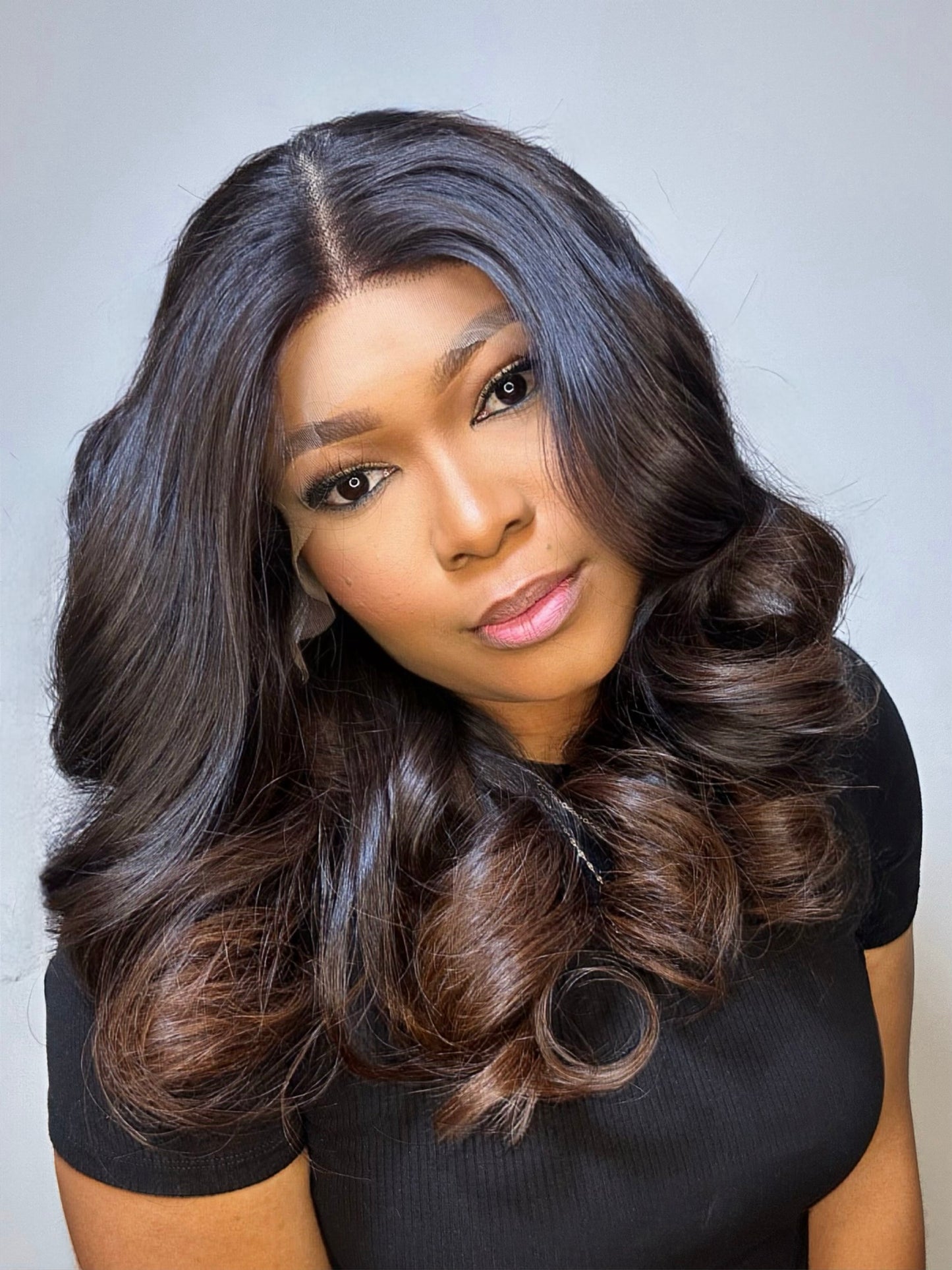 RAW INDONESIAN BRUNETTE WAVY LACE FRONTAL WIG