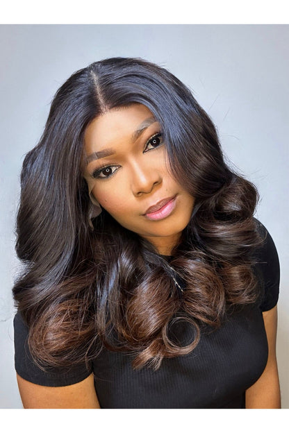 RAW INDONESIAN BRUNETTE WAVY LACE FRONTAL WIG - Fab Beauty Supplies