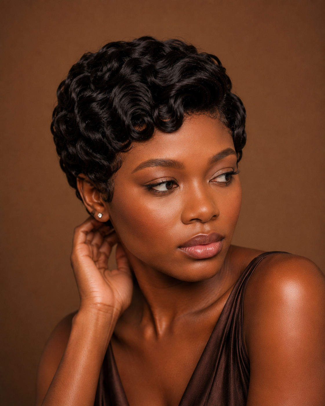 TEXTURED PIXIE CUT FRONTAL WIG - Fab Beauty Supplies