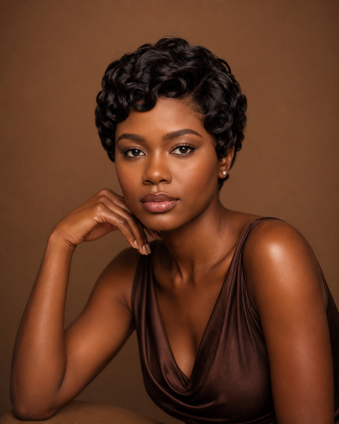 TEXTURED PIXIE CUT FRONTAL WIG - Fab Beauty Supplies
