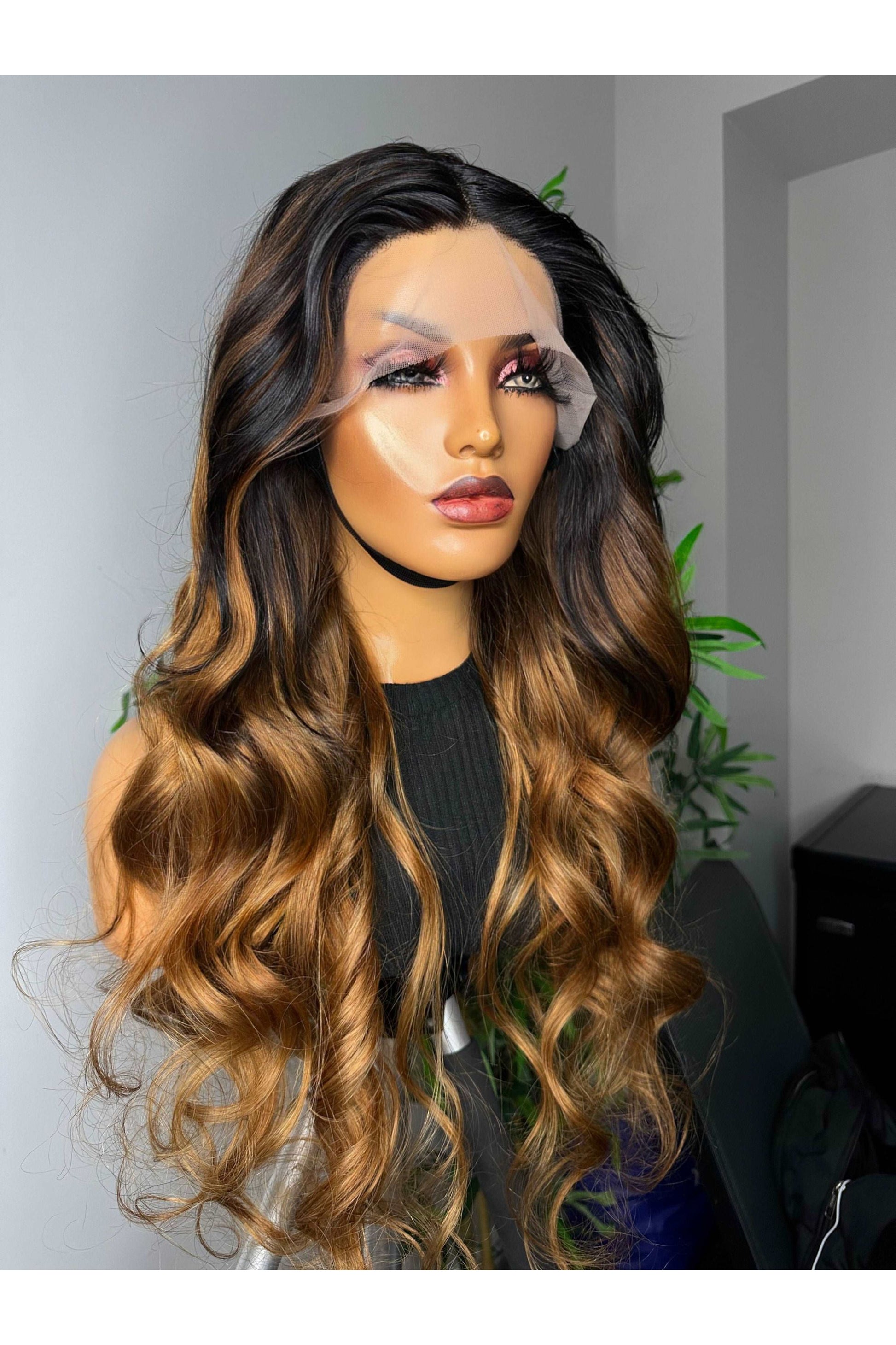 FAB OMBRE BODY WAVE T FRONTAL LUXURY WIG - Fab Beauty Supplies