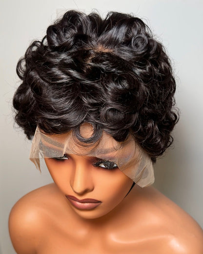 TAPERED PIXIE CUT FRONTAL WIG