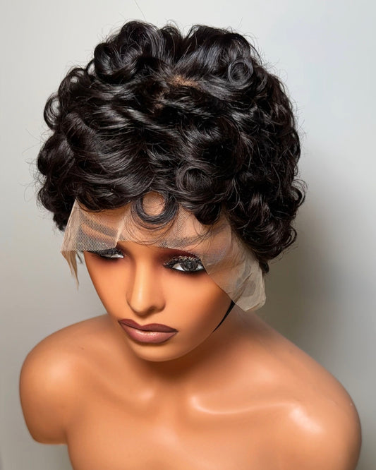 TAPERED PIXIE CUT FRONTAL WIG