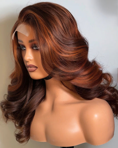 FAB MAHOGANY LUXURY WAVY WIG