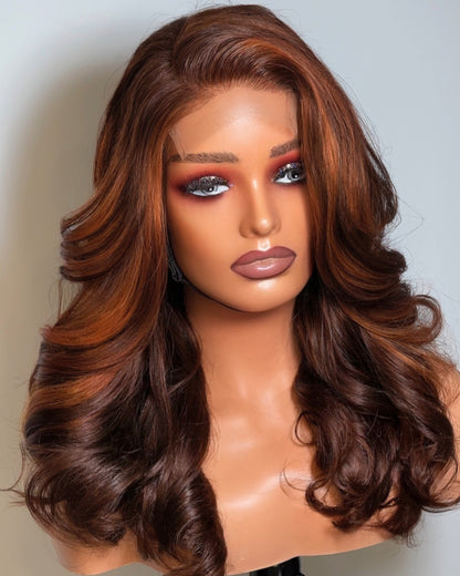 FAB MAHOGANY LUXURY WAVY WIG