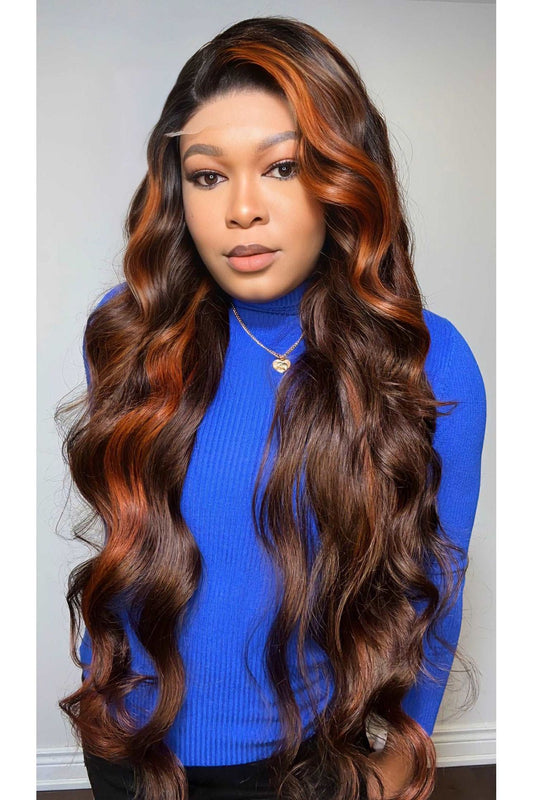 FAB LAYERED BODY WAVE GLUELESS HD LACE WIG - Fab Beauty Supplies