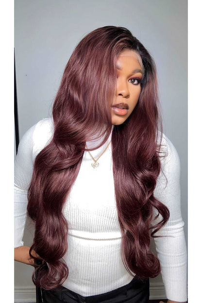 FAB LAYERED BODY WAVE GLUELESS HD LACE FRONTAL WIG - Fab Beauty Supplies