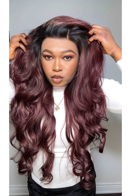 FAB LAYERED BODY WAVE GLUELESS HD LACE FRONTAL WIG - Fab Beauty Supplies