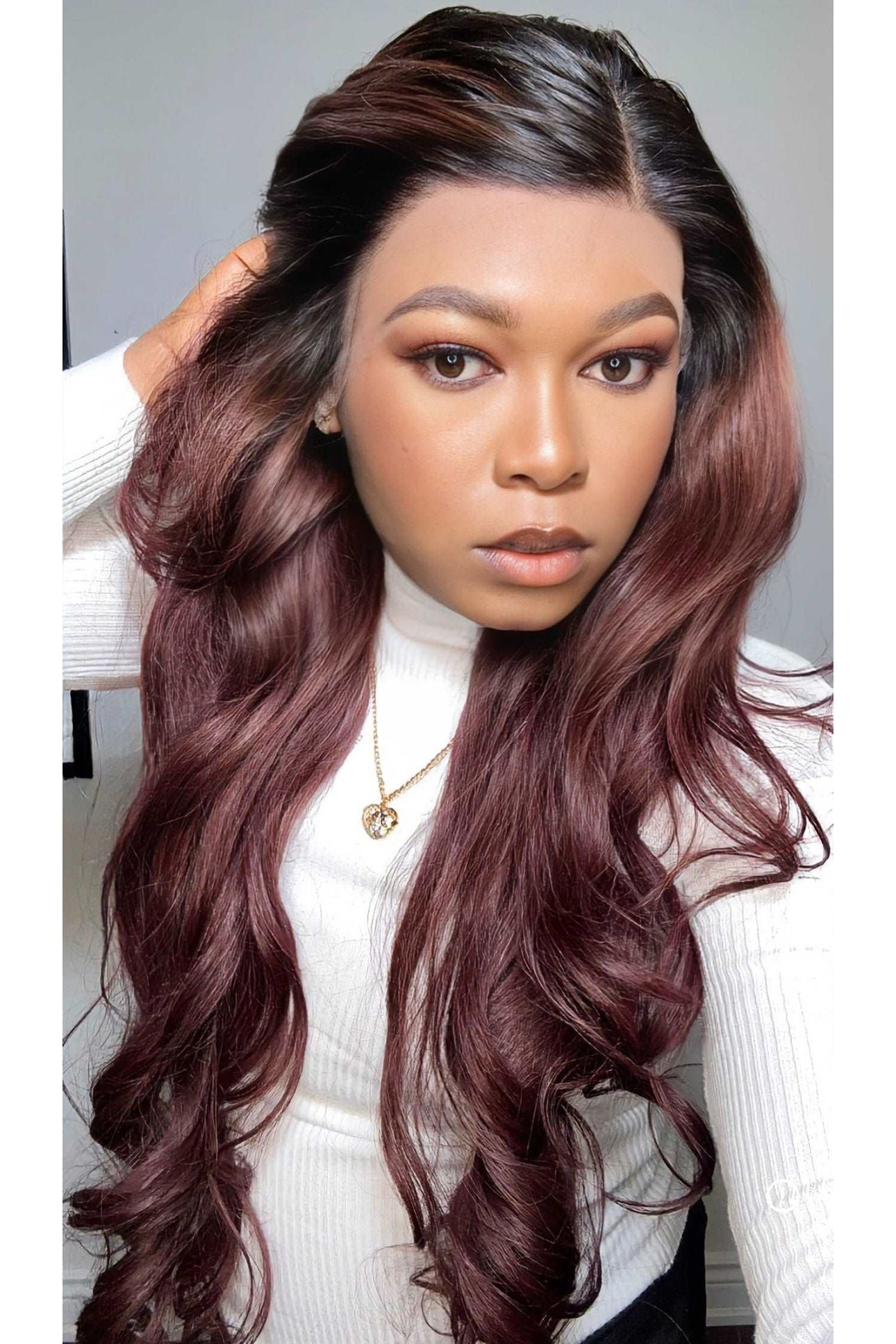 FAB LAYERED BODY WAVE GLUELESS HD LACE FRONTAL WIG - Fab Beauty Supplies