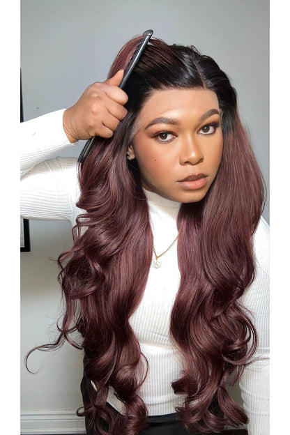 FAB LAYERED BODY WAVE GLUELESS HD LACE FRONTAL WIG - Fab Beauty Supplies