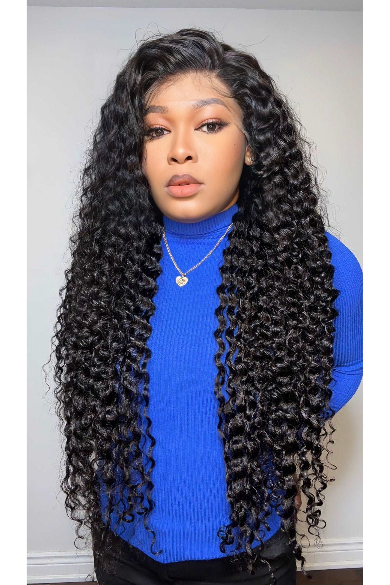 FAB LAYERED DEEP WAVE GLUELESS HD LACE FRONTAL WIG - Fab Beauty Supplies