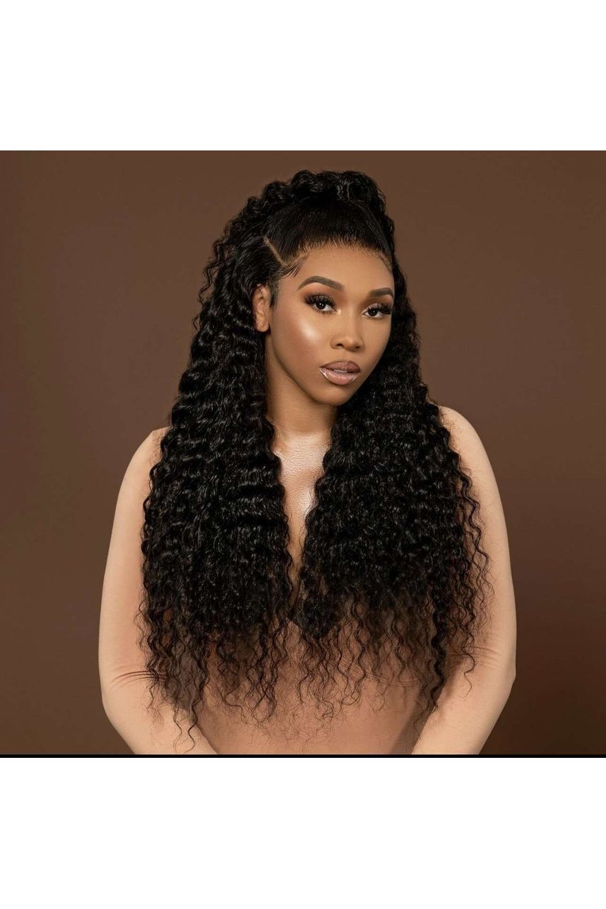 FAB DEEP WAVE LACE FRONTAL LUXURY WIG - Fab Beauty Supplies