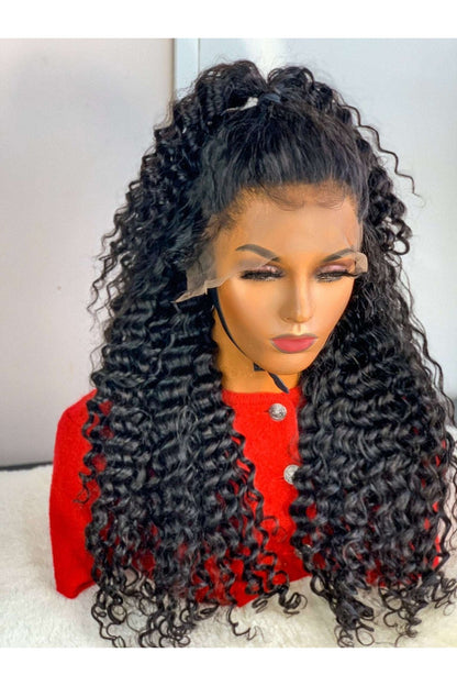 FAB DEEP WAVE LACE FRONTAL LUXURY WIG - Fab Beauty Supplies