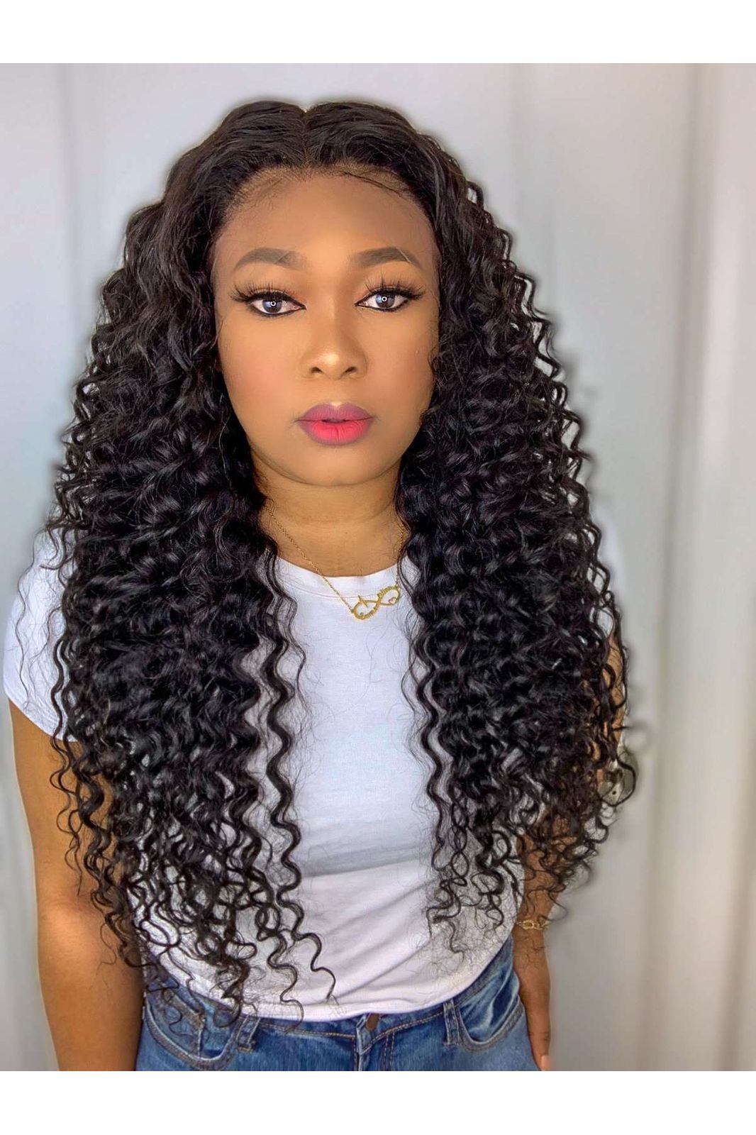 FAB DEEP WAVE LACE FRONTAL LUXURY WIG - Fab Beauty Supplies