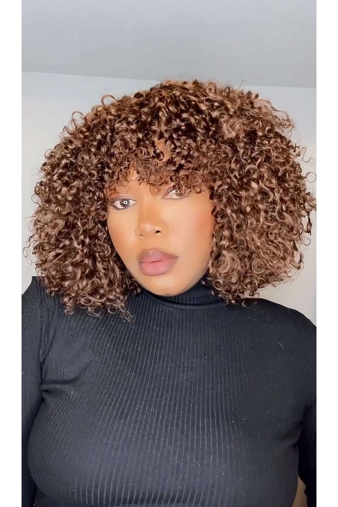 FAB DOUBLE DRAWN CANDY CURLS LUXURY WIG (BROWN) - Fab Beauty Supplies