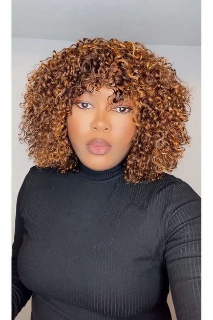FAB DOUBLE DRAWN CANDY CURLS LUXURY WIG (HIGHLIGHTS) - Fab Beauty Supplies