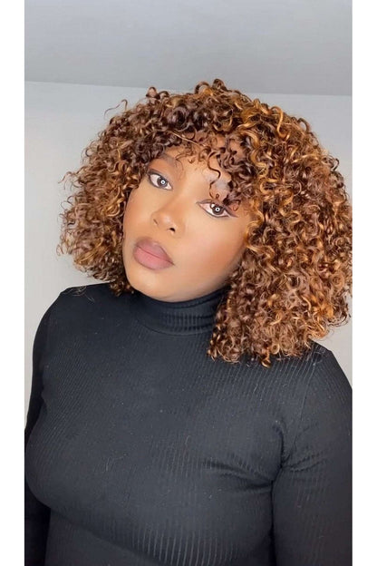 FAB DOUBLE DRAWN CANDY CURLS LUXURY WIG (HIGHLIGHTS) - Fab Beauty Supplies