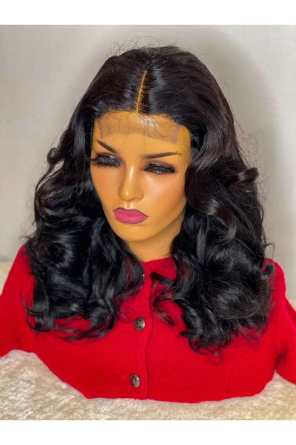 FAB DOUBLE DRAWN CLASSIC WAVE LUXURY LACE CLOSURE WIG - Fab Beauty Supplies