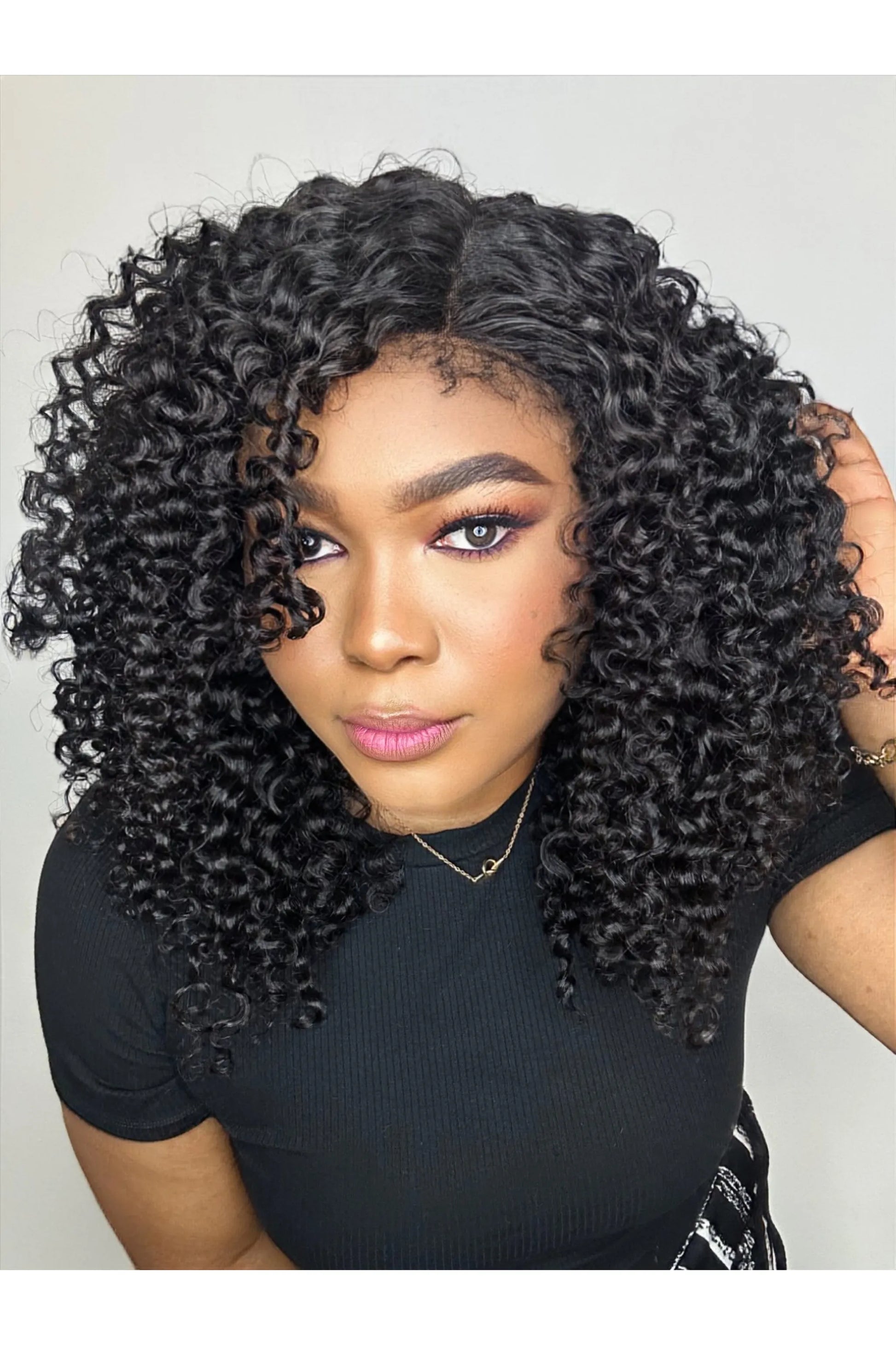 FAB KINKY COILS EDGE GLUELESS HD LACE WIG - Fab Beauty Supplies