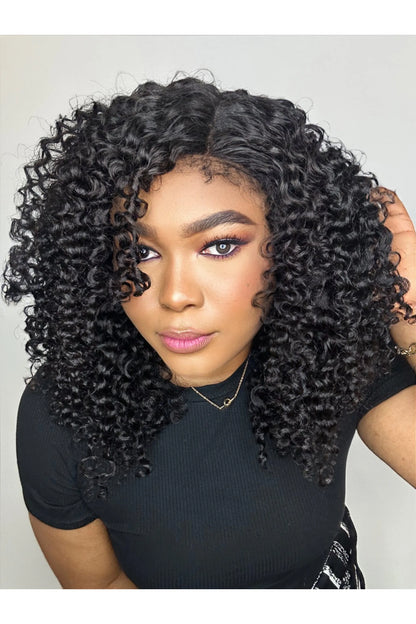 FAB KINKY COILS EDGE GLUELESS HD LACE WIG - Fab Beauty Supplies