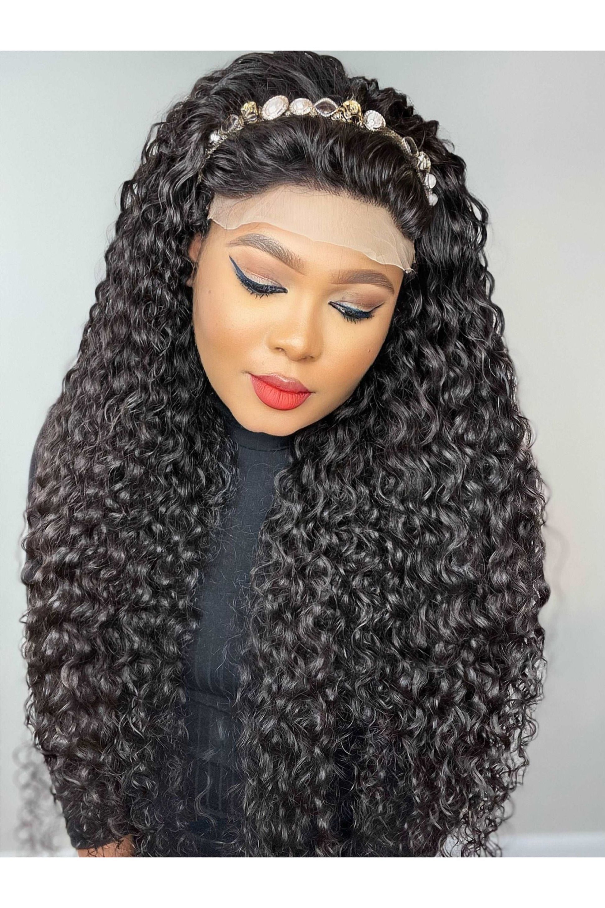 FAB DOUBLE DRAWN RAW BURMESE CURLY LUXURY WIG - Fab Beauty Supplies