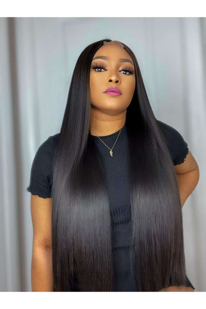 FAB VIETNAMESE PREMIUM DOUBLE DRAWN BONE STRAIGHT WIG - Fab Beauty Supplies