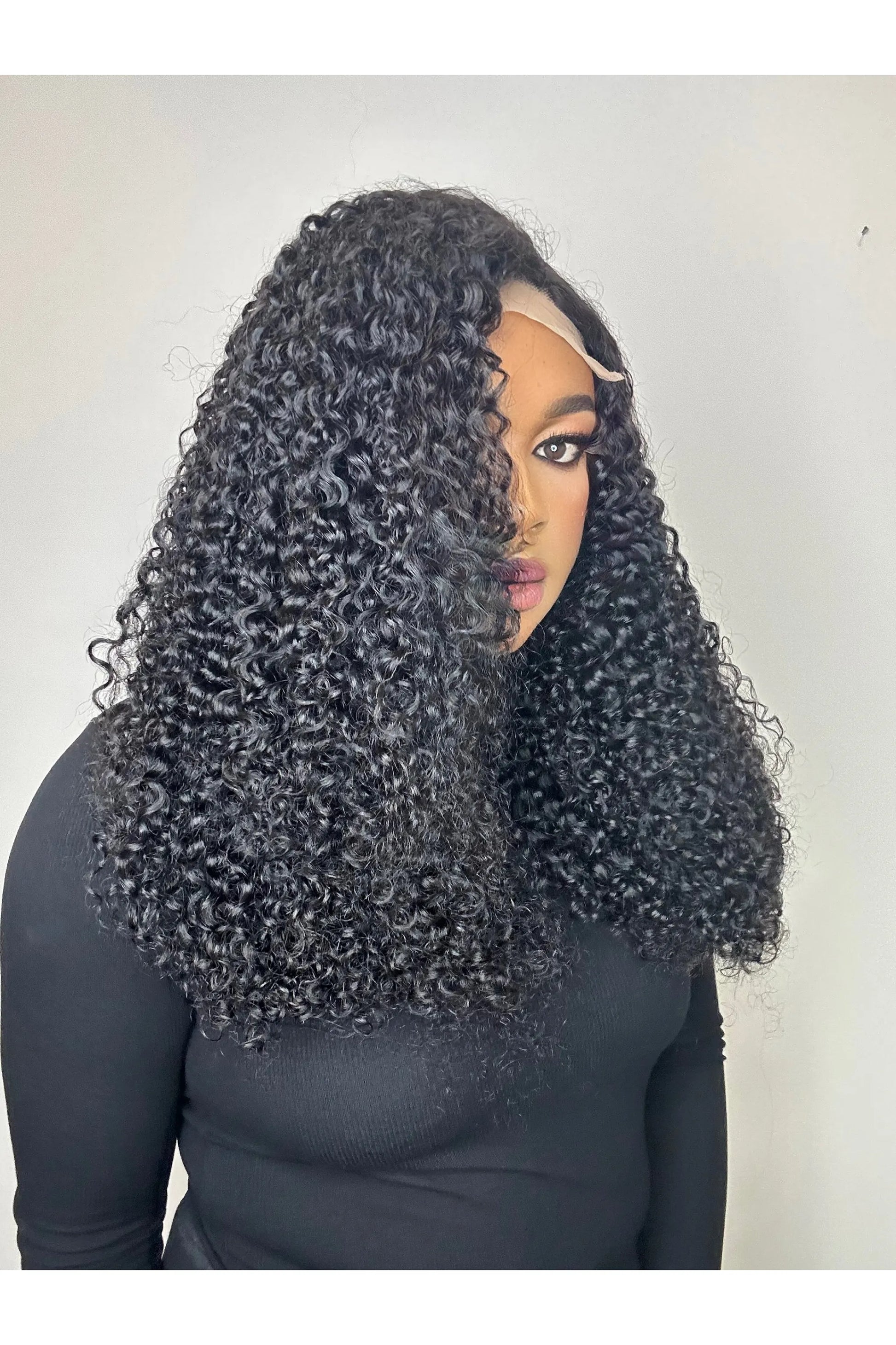 FAB DOUBLE DRAWN CUSTOM COILS LUXURY LACE WIG - Fab Beauty Supplies