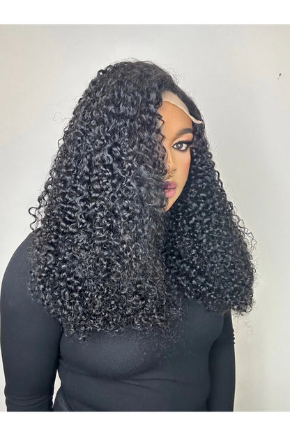 FAB DOUBLE DRAWN CUSTOM COILS LUXURY LACE WIG - Fab Beauty Supplies