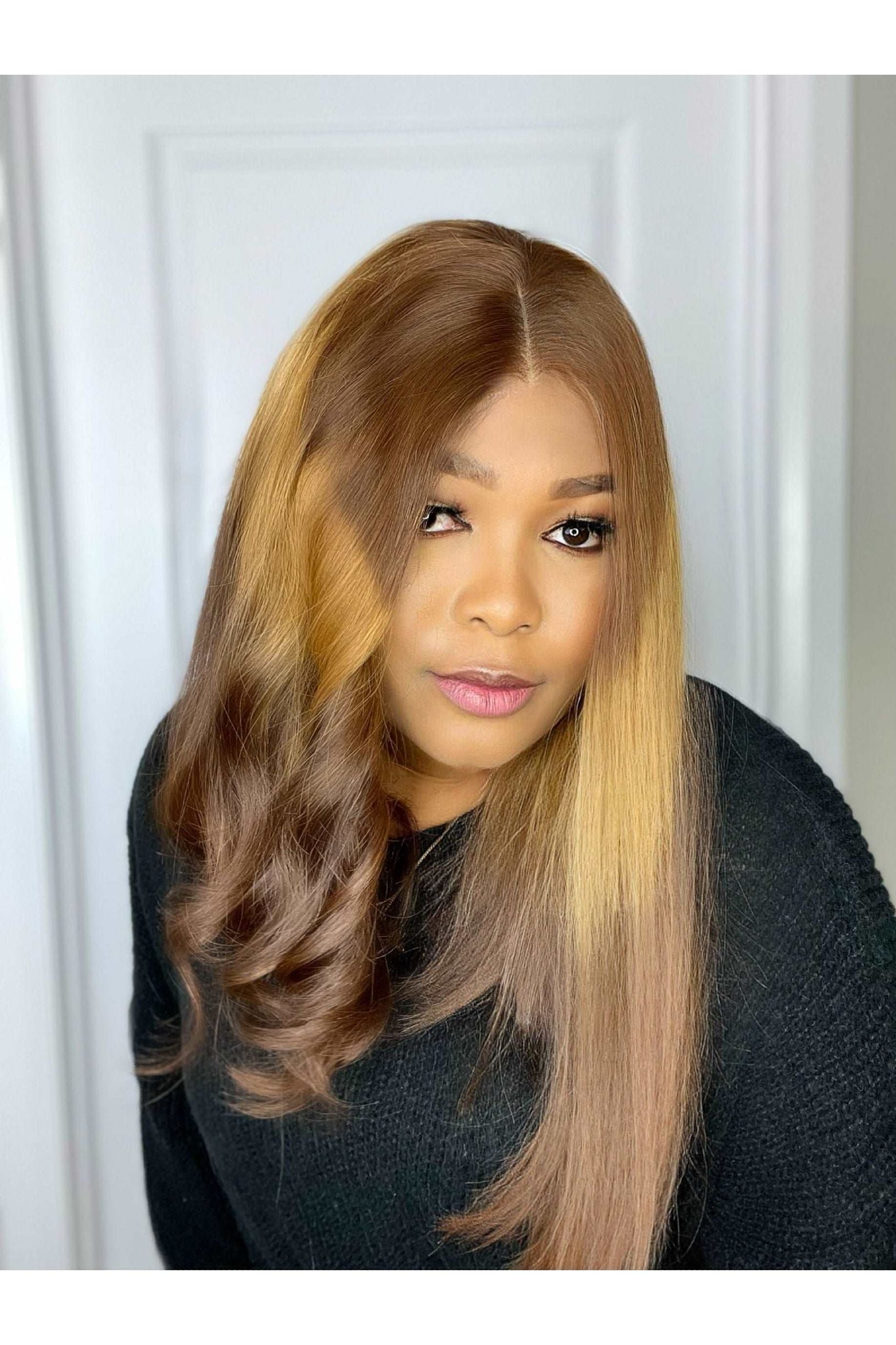 FAB VIETNAMESE LUXURY SUPER DOUBLE DRAWN STRAIGHT WIG (OMBRÉ) - Fab Beauty Supplies