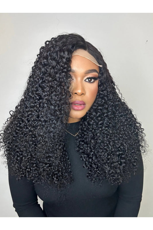 FAB DOUBLE DRAWN CUSTOM COILS LUXURY LACE WIG - Fab Beauty Supplies