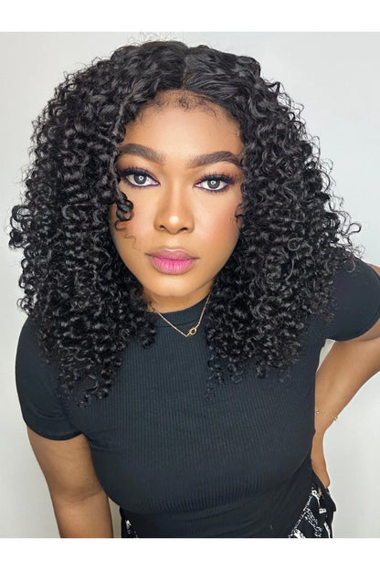 FAB KINKY COILS EDGE GLUELESS HD LACE WIG - Fab Beauty Supplies