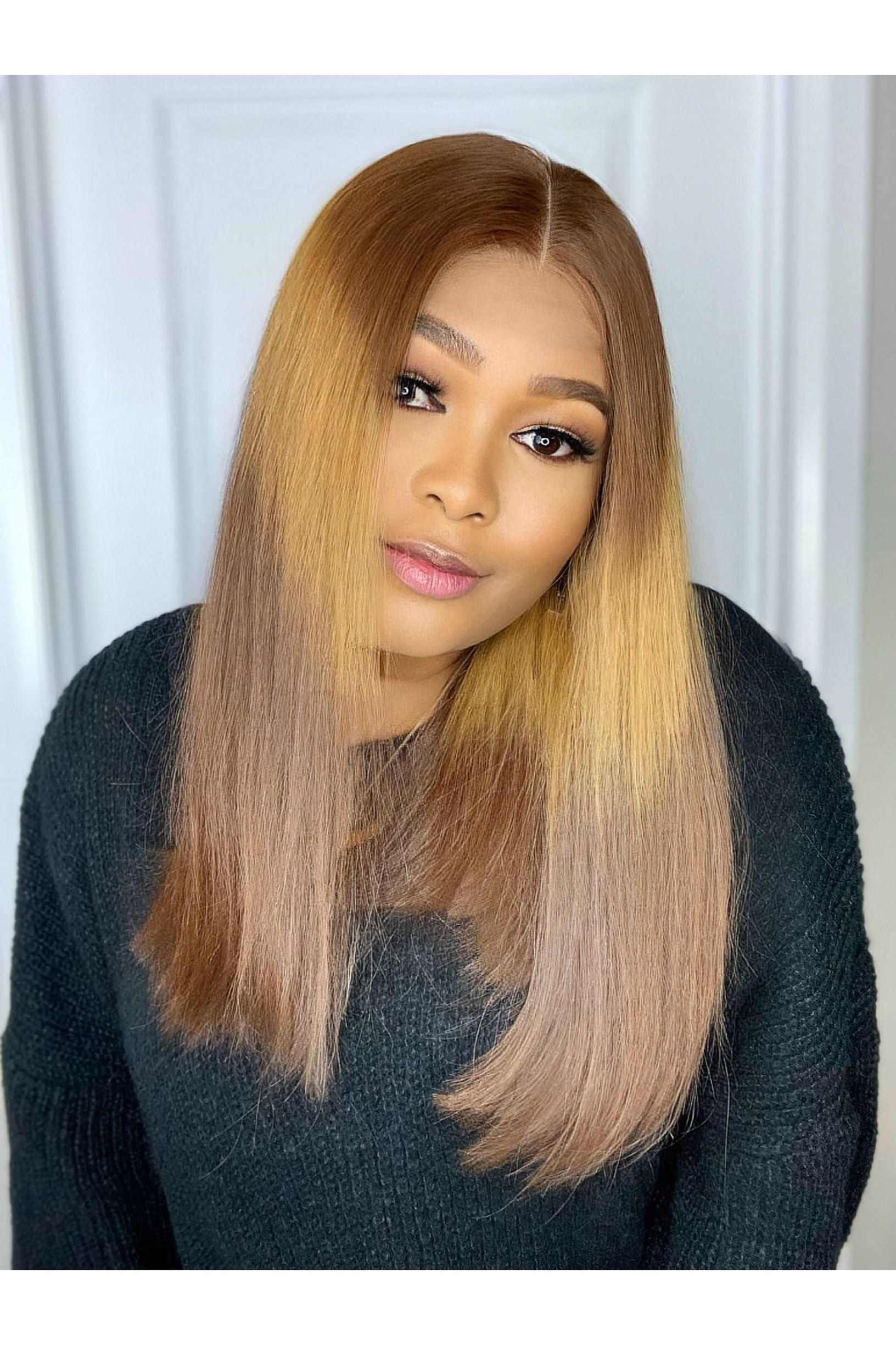 FAB VIETNAMESE LUXURY SUPER DOUBLE DRAWN STRAIGHT WIG (OMBRÉ) - Fab Beauty Supplies