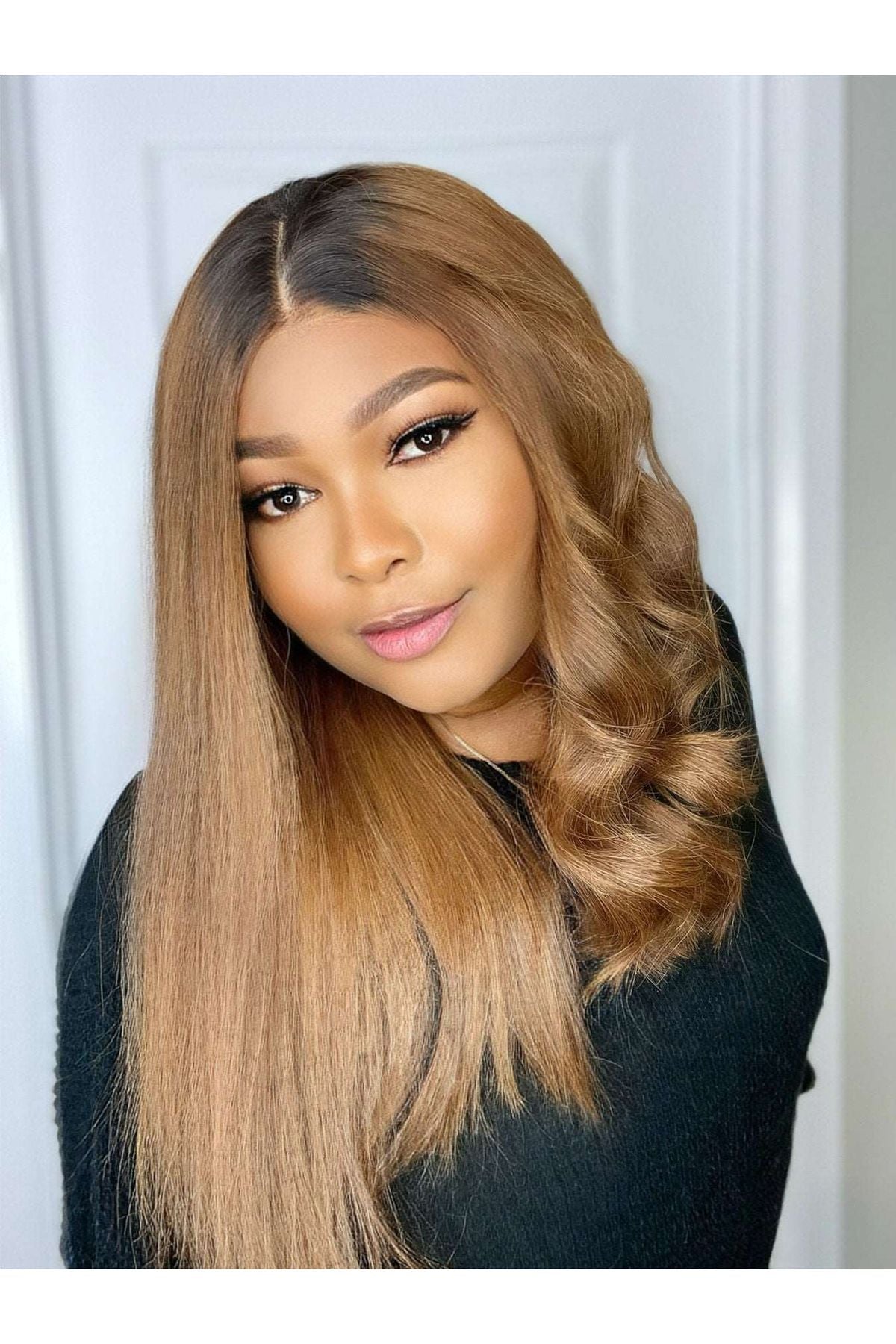FAB VIETNAMESE LUXURY SUPER DOUBLE DRAWN STRAIGHT WIG (HONEY BROWN) - Fab Beauty Supplies