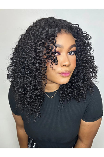 FAB KINKY COILS EDGE GLUELESS HD LACE WIG - Fab Beauty Supplies