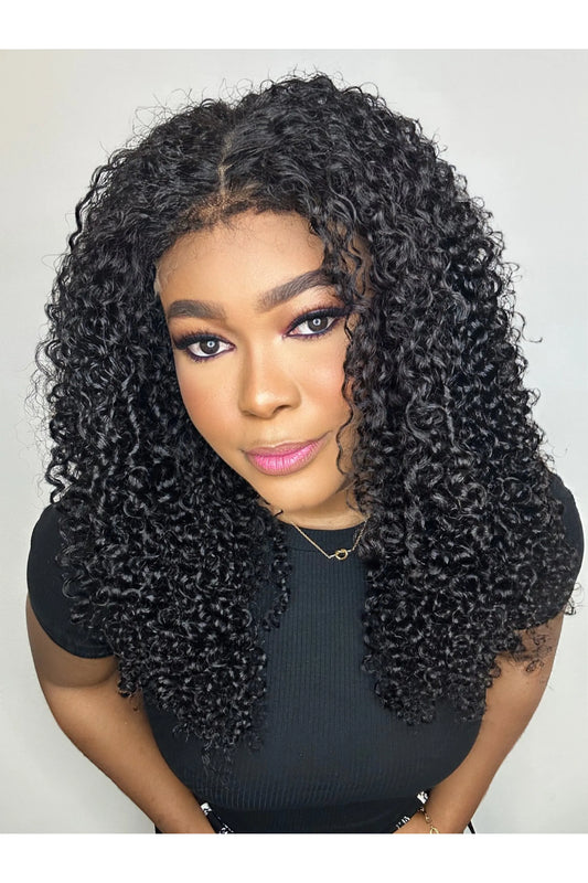 FAB TIGHT CURLY 4C EDGE GLUELESS HD LACE WIG