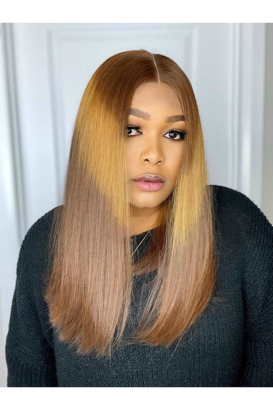FAB VIETNAMESE LUXURY SUPER DOUBLE DRAWN STRAIGHT WIG (OMBRÉ) - Fab Beauty Supplies