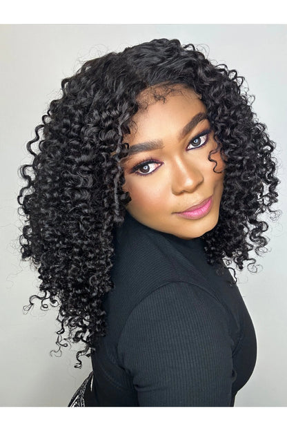 FAB KINKY COILS EDGE GLUELESS HD LACE WIG - Fab Beauty Supplies