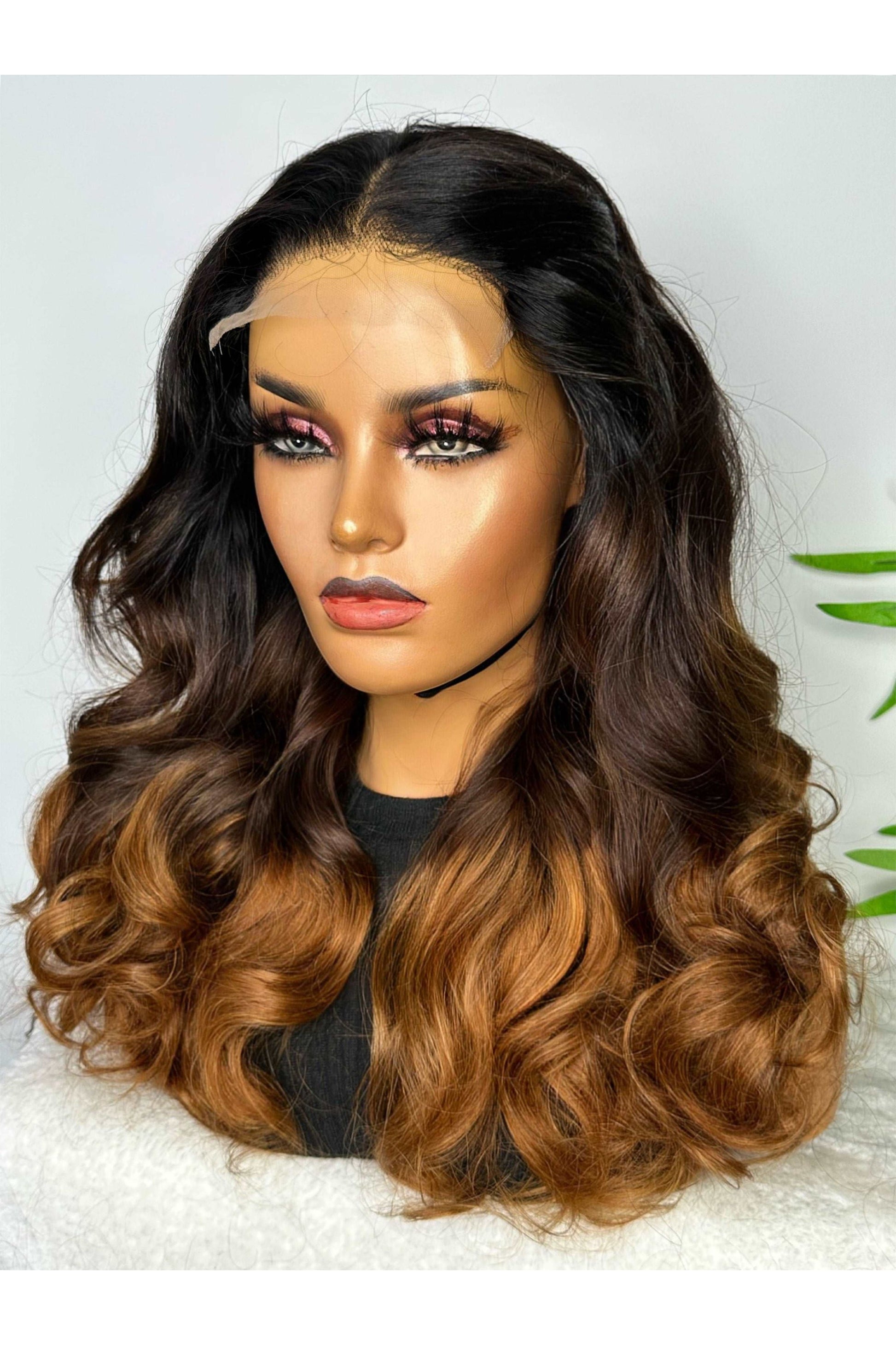 FAB DOUBLE DRAWN BALAYAGE LACE CLOSURE WIG - Fab Beauty Supplies