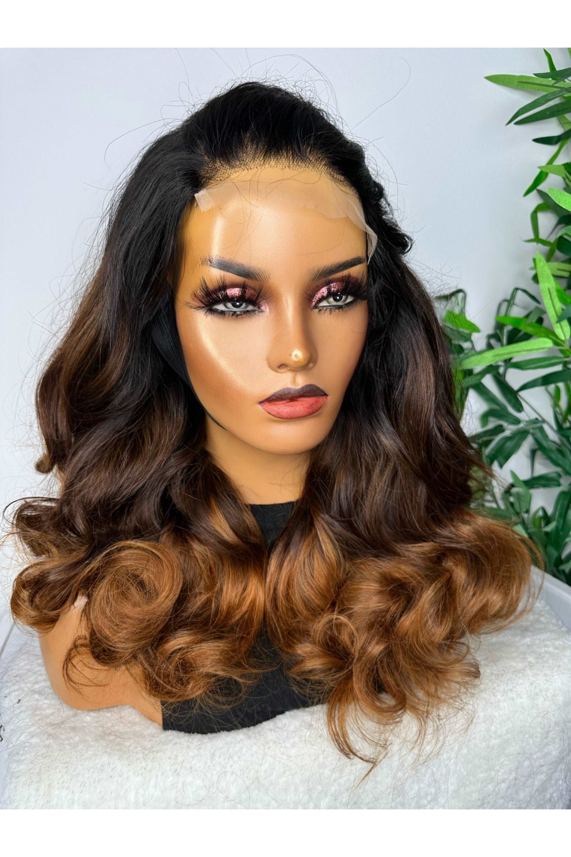 FAB DOUBLE DRAWN BALAYAGE LACE CLOSURE WIG - Fab Beauty Supplies