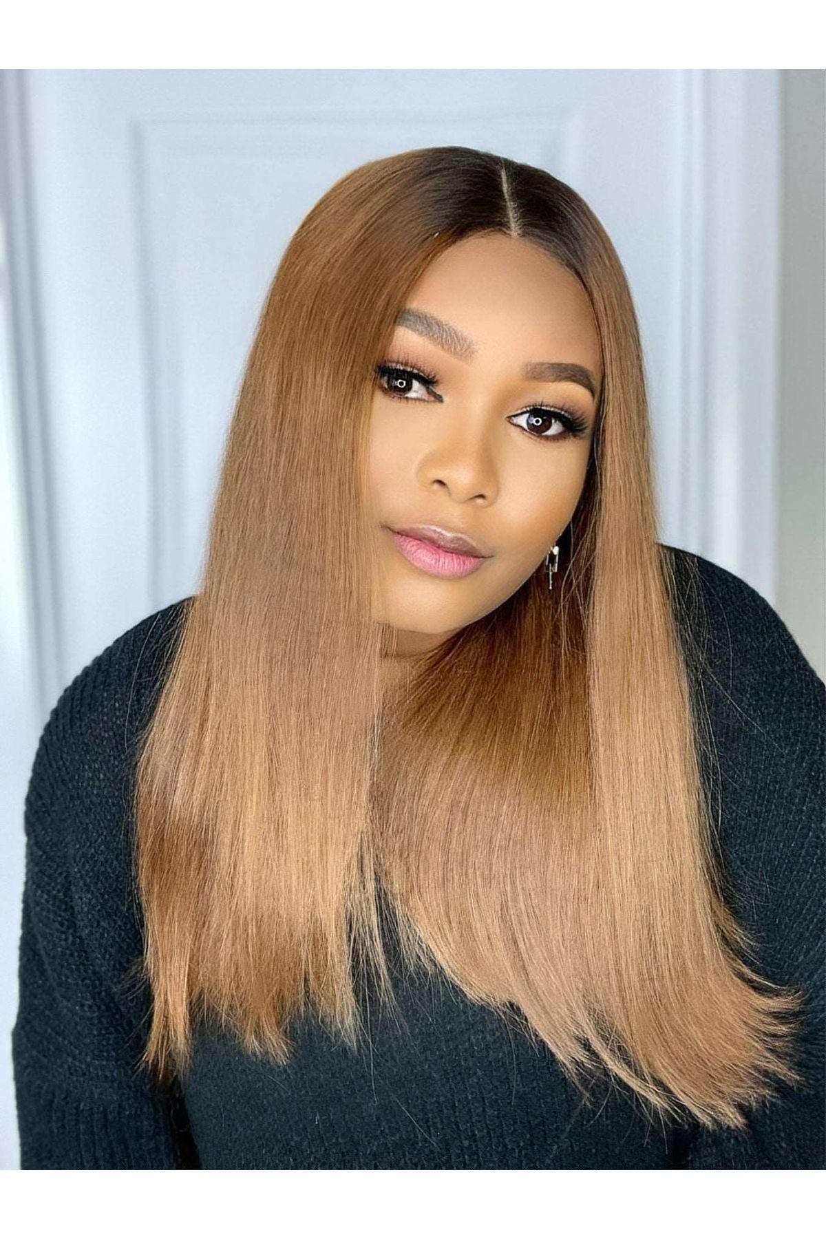 FAB VIETNAMESE LUXURY SUPER DOUBLE DRAWN STRAIGHT WIG (HONEY BROWN) - Fab Beauty Supplies