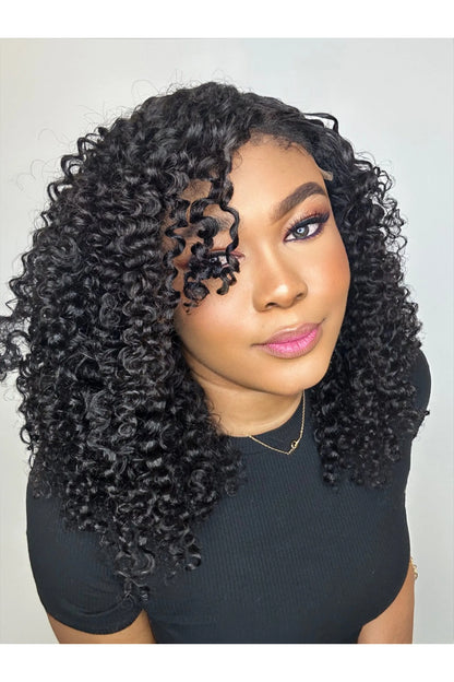 FAB KINKY COILS EDGE GLUELESS HD LACE WIG - Fab Beauty Supplies